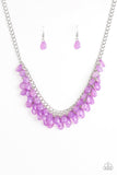 Next In Shine - Purple Paparazzi Necklace Set