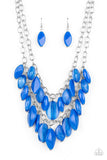 Palm Beach Beauty - Blue Paparazzi Necklace