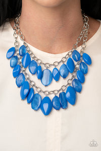 Palm Beach Beauty - Blue Paparazzi Necklace