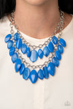 Palm Beach Beauty - Blue Paparazzi Necklace