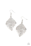 Your Vine Or Mine - Silver Paparazzi Earrings