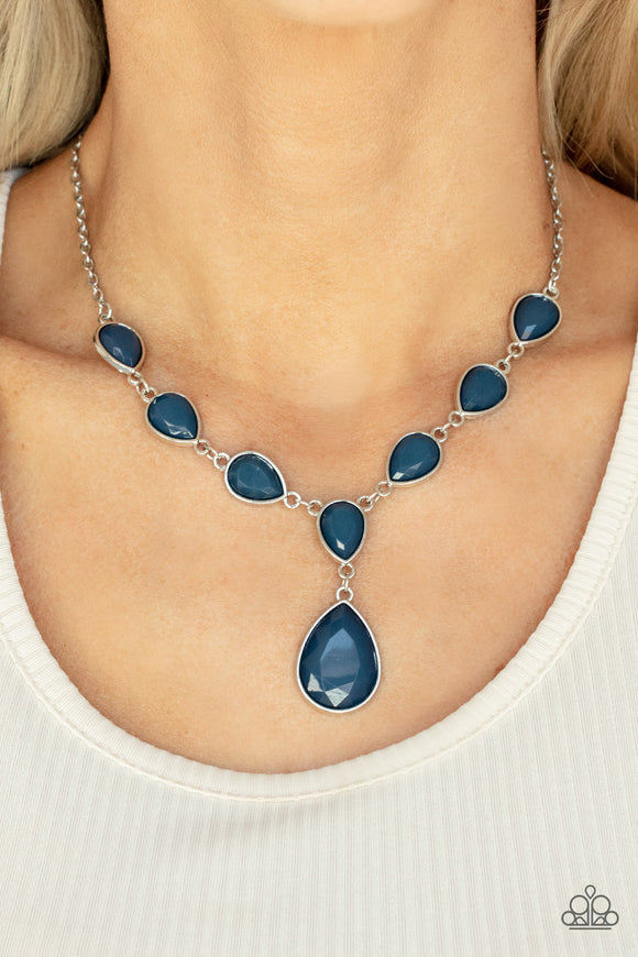 Party Paradise - Blue Paparazzi Necklace