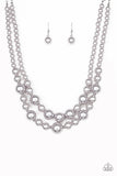 The More The Modest - Silver Paparazzi Necklace