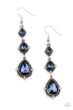 Prague Princess - Blue Paparazzi Earrings