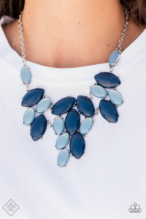 Date Night Nouveau - Blue Paparazzi Necklace Set