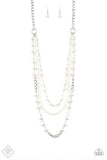 New York City Chic - White Paparazzi Necklace Set