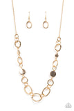 Industrial Intentions - Gold Paparazzi Necklace