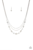 Tour de Demure - White Paparazzi Necklace