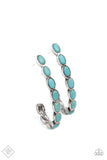 Kick Up a SANDSTORM - Blue Paparazzi Earrings Set