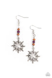 Sunshiny Days - Purple Paparazzi Earrings