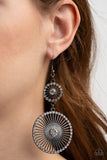 Bring Down the WHEELHOUSE - Black Paparazzi Earrings