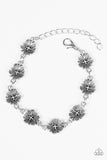 Poppin Poppies - Silver Paparazzi Necklace Set