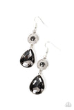 Collecting My Royalties - Silver Paparazzi Earrings