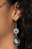 Collecting My Royalties - Silver Paparazzi Earrings