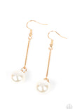 Pearl Redux - Gold Paparazzi Earrings