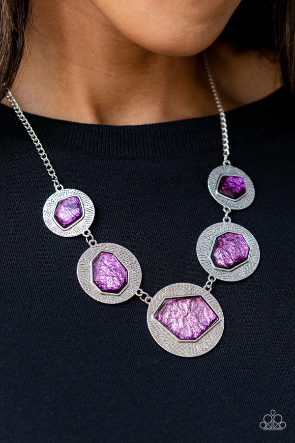 Raw Charisma - Purple Paparazzi Necklace