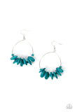 Surf Camp - Blue Paparazzi Earring Set