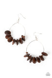 Surf Camp - Brown Paparazzi Earrings