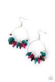 Surf Camp - Multi Paparazzi Earrings