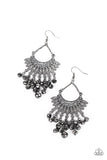 Chromatic Cascade - Black Paparazzi Earrings