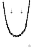 Royal Romance - Black Paparazzi Necklace Set