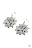 Pinwheel Prairies - Blue Paparazzi Earrings