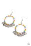 Bohemian Beach Blast - Multi Paparazzi Earrings