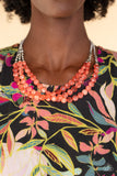 Pacific Picnic - Orange Paparazzi Necklace