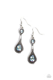 Dazzling Droplets - Blue Paparazzi Earrings