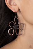 Wildflower Walkway - Copper Paparazzi Earrings