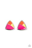 Kaleidoscopic Collision - Multi Paparazzi Earrings