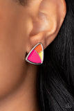 Kaleidoscopic Collision - Multi Paparazzi Earrings