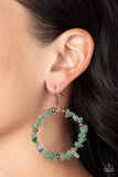 Mineral Mantra - Green Paparazzi Earrings