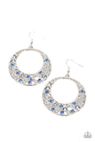 Enchanted Effervescence - Blue Paparazzi Earrings