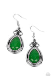 Mountain Mantra - Green Paparazzi Earrings