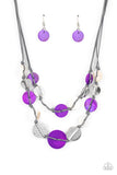 Barefoot Beaches - Purple Paparazzi Necklace Set