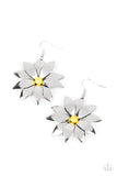 Pinwheel Prairies - Yellow Paparazzi Earrings