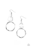 All Clear - White Paparazzi Earrings