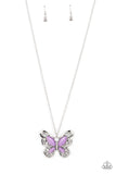 Wings Of Whimsy - Purple Paparazzi Necklace