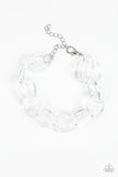 Ice Queen - White Paparazzi Necklace Set