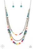 Newly Neverland - Multi Paparazzi Necklace, Earrings & Bracelet Set