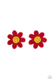 Sensational Seeds - Red Paparazzi Earrings