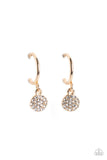 Bodacious Ballroom - Gold Paparazzi Earrings