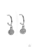 Bodacious Ballroom - White Paparazzi Earrings