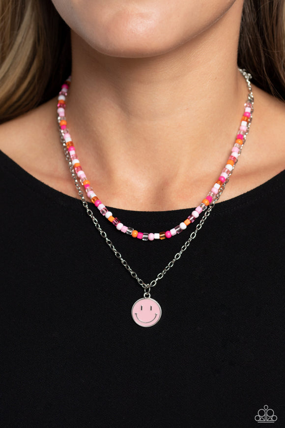 High School Reunion - Pink Paparazzi Necklace