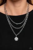 Winking Wanderer - Silver Paparazzi Necklace