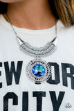 Excalibur Extravagance - Blue Paparazzi Necklace Set