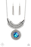 Excalibur Extravagance - Blue Paparazzi Necklace Set