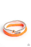 BOUQUET We Go - Orange Paparazzi Necklace & Bracelet Set