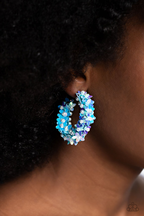 Fairy Fantasia - Blue Paparazzi Earrings